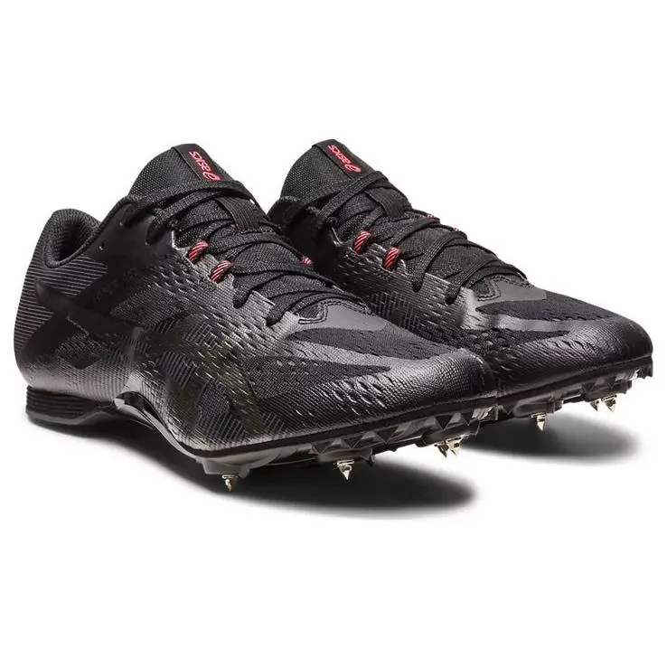 Asics Men`s Hyper MD 8 Track and Field Shoe Black / Gunmetal 8.5 M