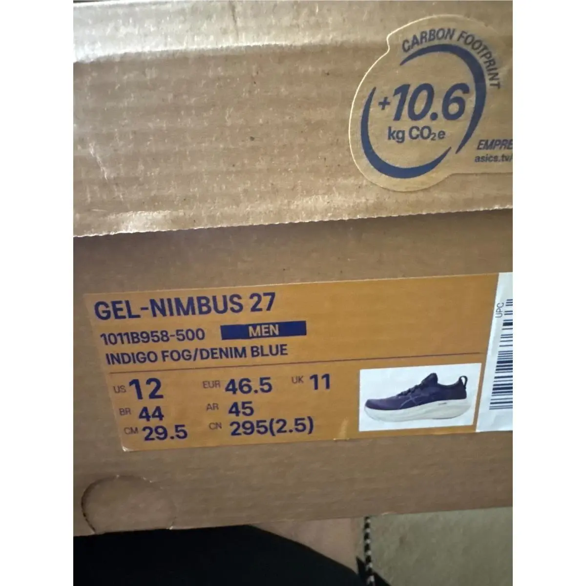 Asics shoes - ASICS GEL-Nimbus 27 - Blue 5