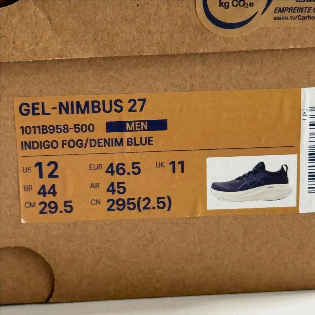 Asics shoes - ASICS GEL-Nimbus 27 - Blue 6