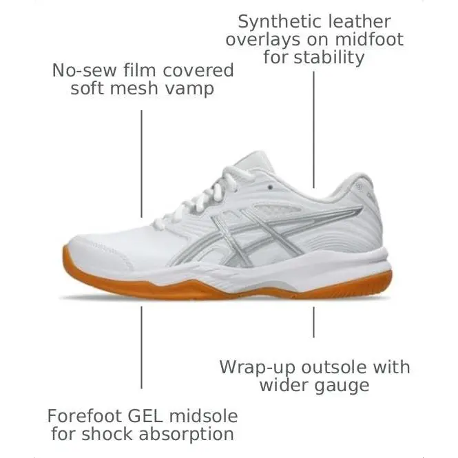 Asics shoes - White/Pure Silver 1