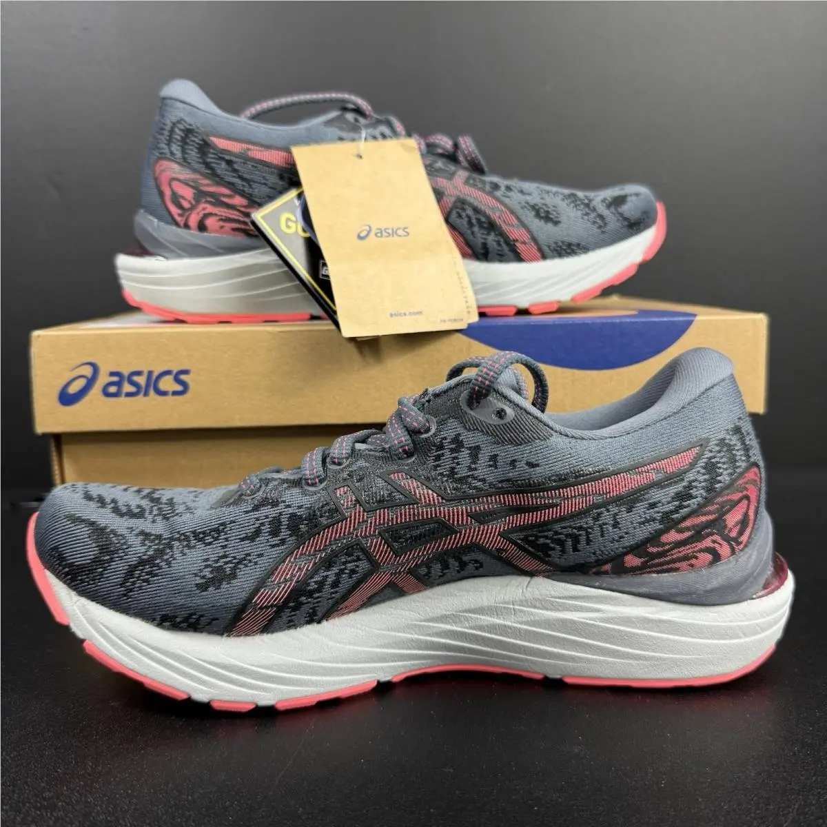 Asics Gel Cumulus 23 Gtx `carrier Grey Pink` 1012B105-020 Women’s Size 5.5