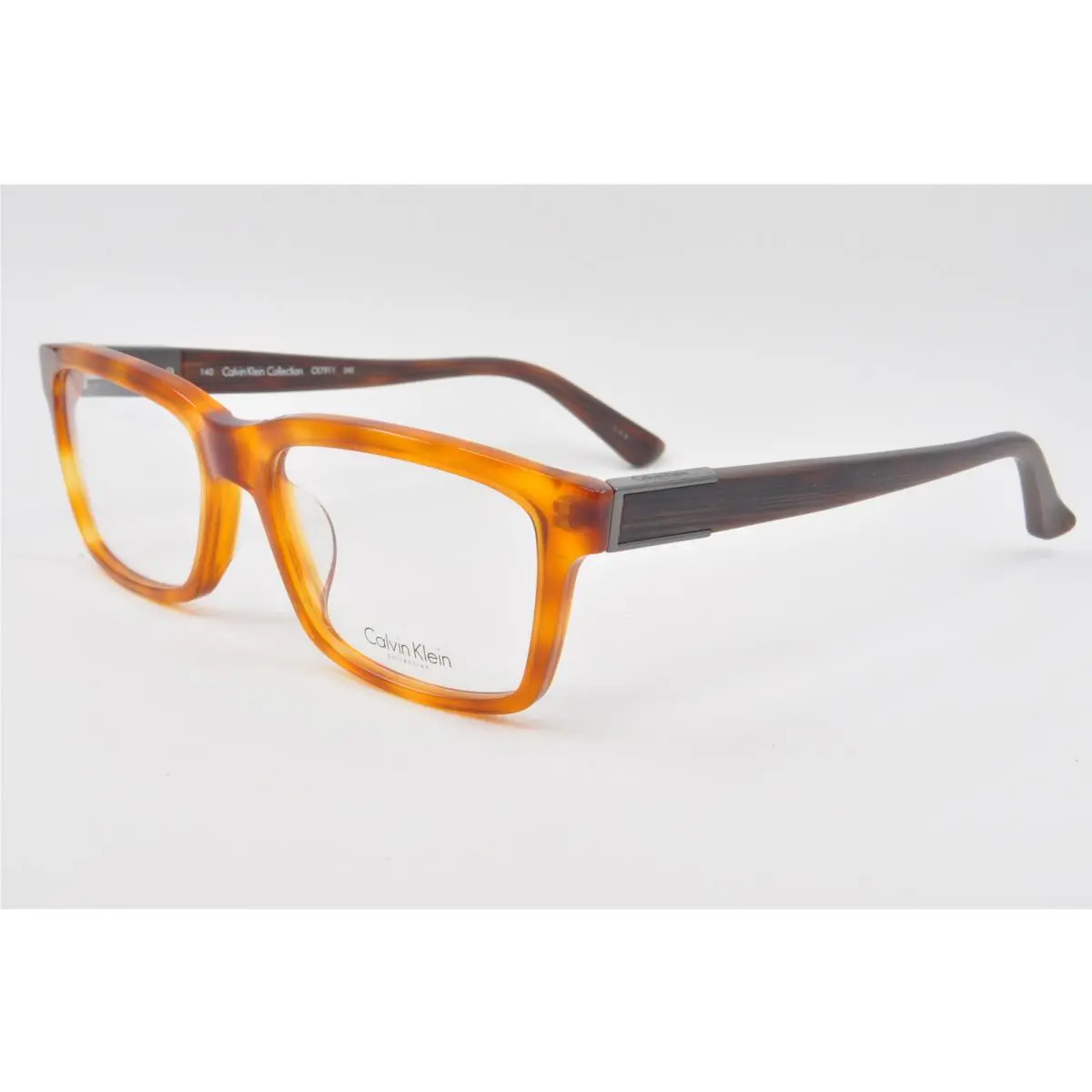 Calvin Klein Collection Eyeglasses CK7911 240 Amber Tortoise Size 52-17-140