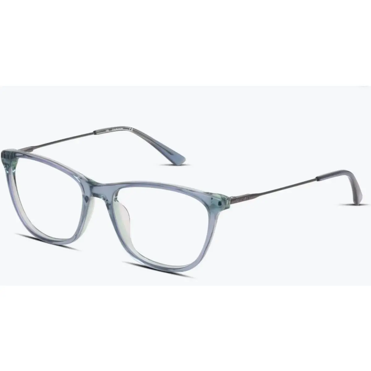 Calvin Klein CK18706 438 Crystal Teal Laminate Eyeglasses 51mm with CK Case