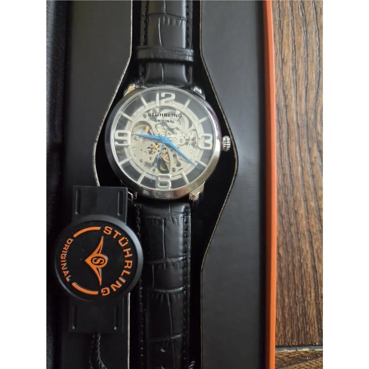 Stuhrling Stührling Winchester 44 165B2 Automatic 44mm Skeleton
