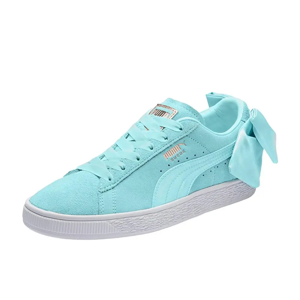 Puma shoes - PUMA Suede Bow Lace Up - 36731703 - Blue 0