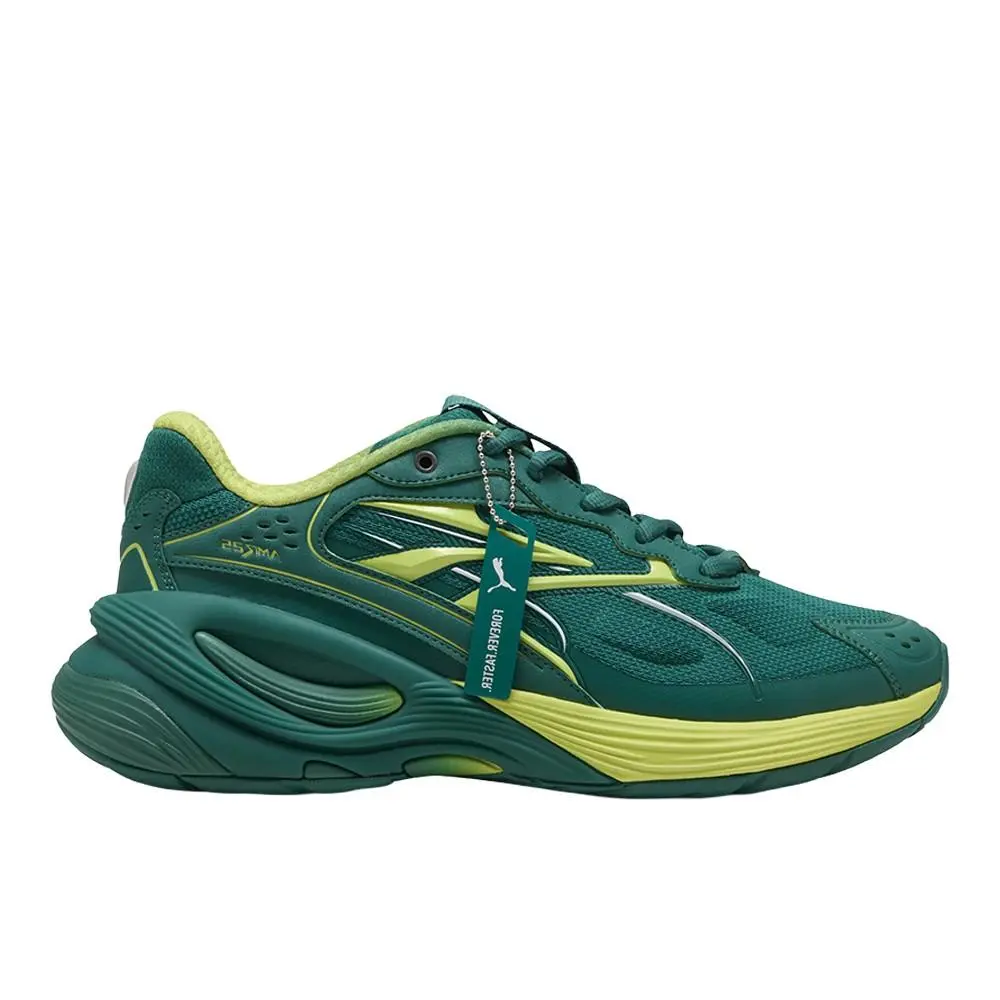 X Aston Martin Aramco F1 Team Inverse Lace Up Mens Green Sneakers Casual by Puma