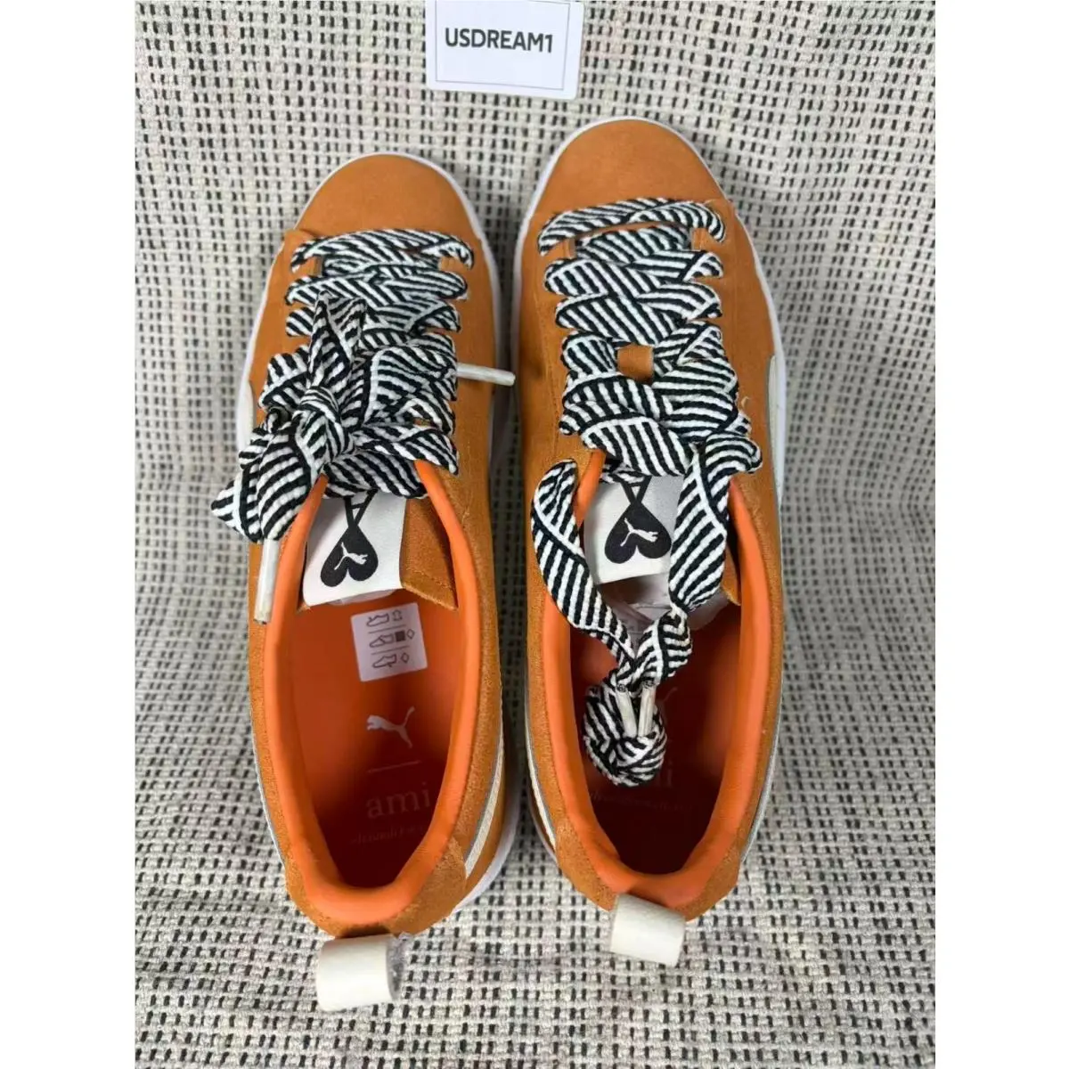 Puma shoes - PUMA Suede - Suede - 386674-01 - Orange 3