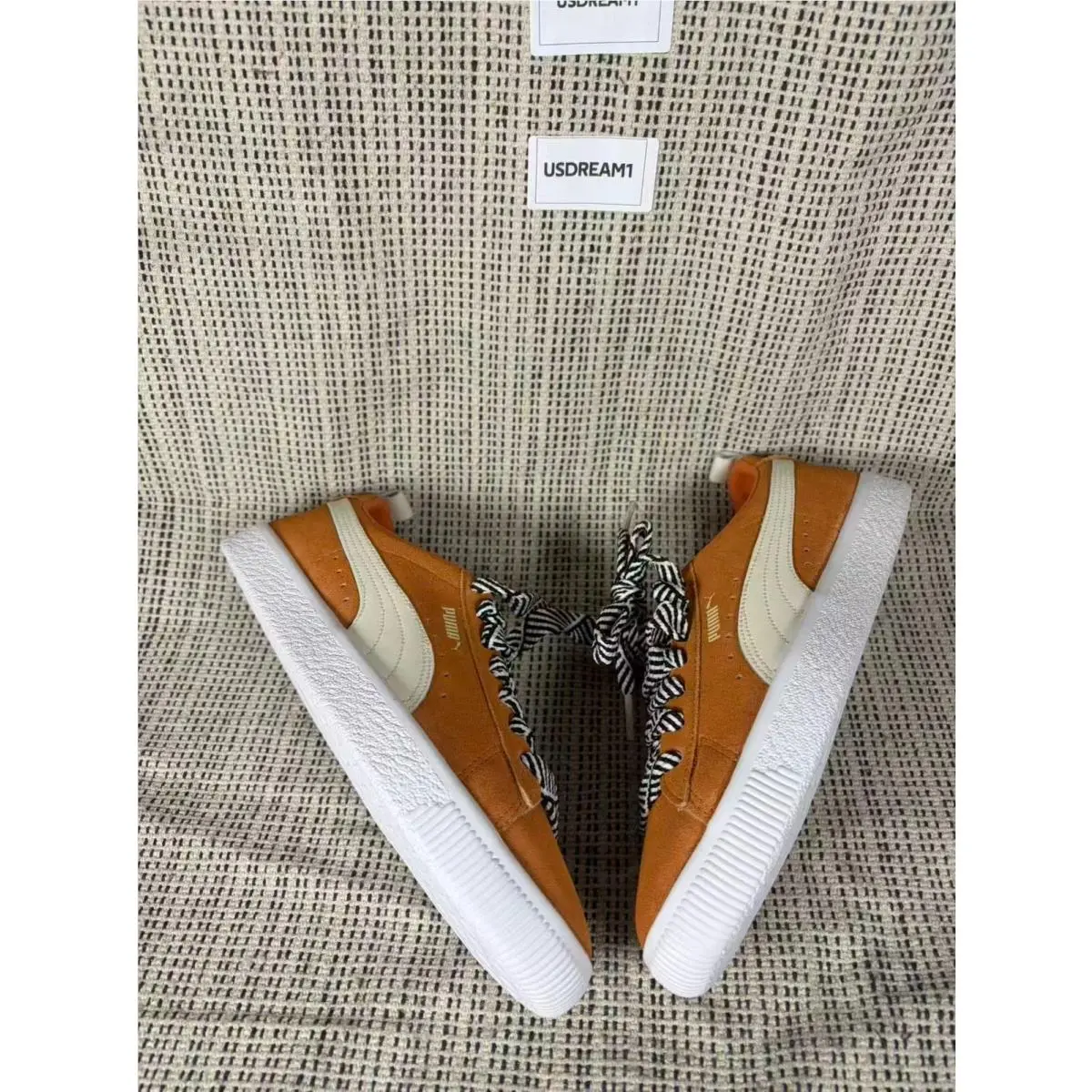 Puma shoes - PUMA Suede - Suede - 386674-01 - Orange 0