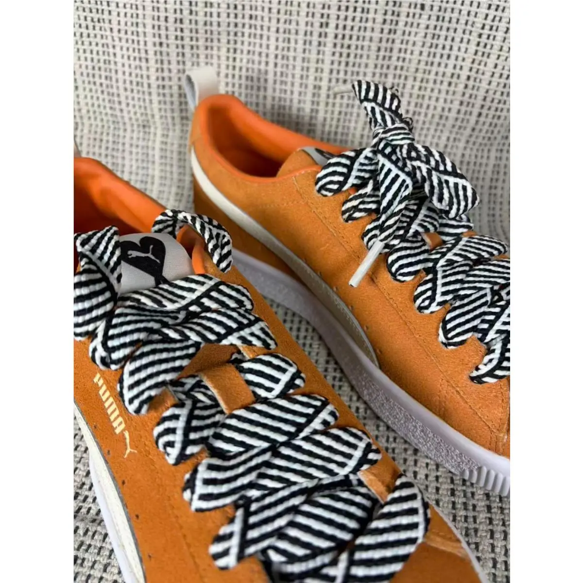 Puma shoes - PUMA Suede - Suede - 386674-01 - Orange 4