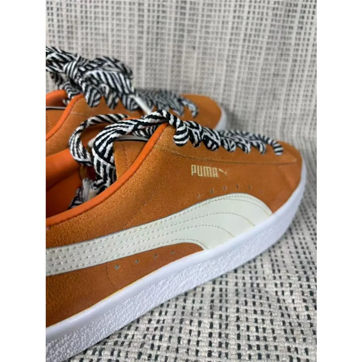 Puma shoes - PUMA Suede - Suede - 386674-01 - Orange 19