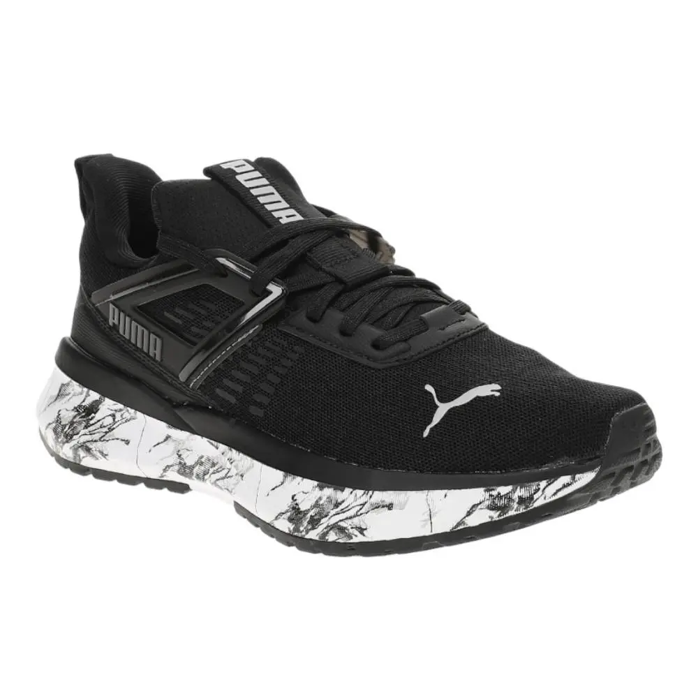 Puma shoes - PUMA Outpace Marble Lace Up - 40664001 - Black 0