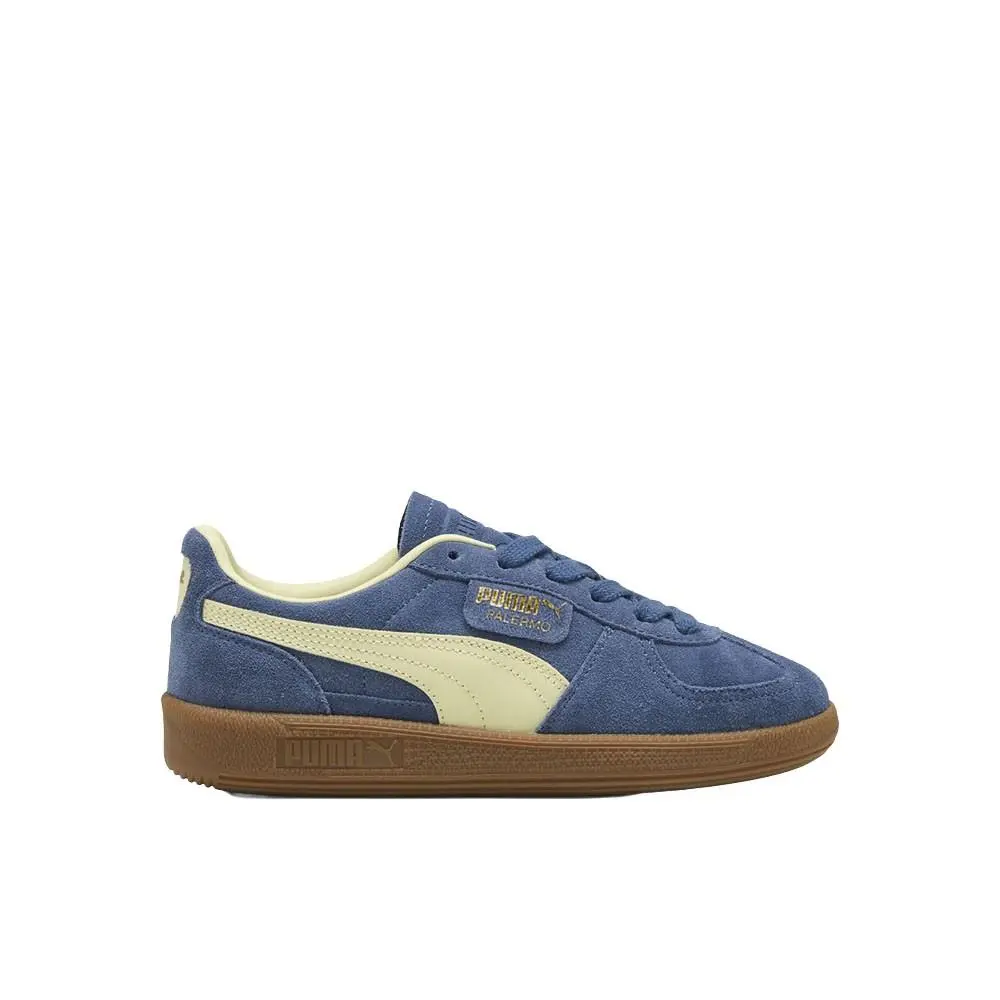 Puma Palermo Lace Up Youth Boys Blue Sneakers Casual Shoes 39727133