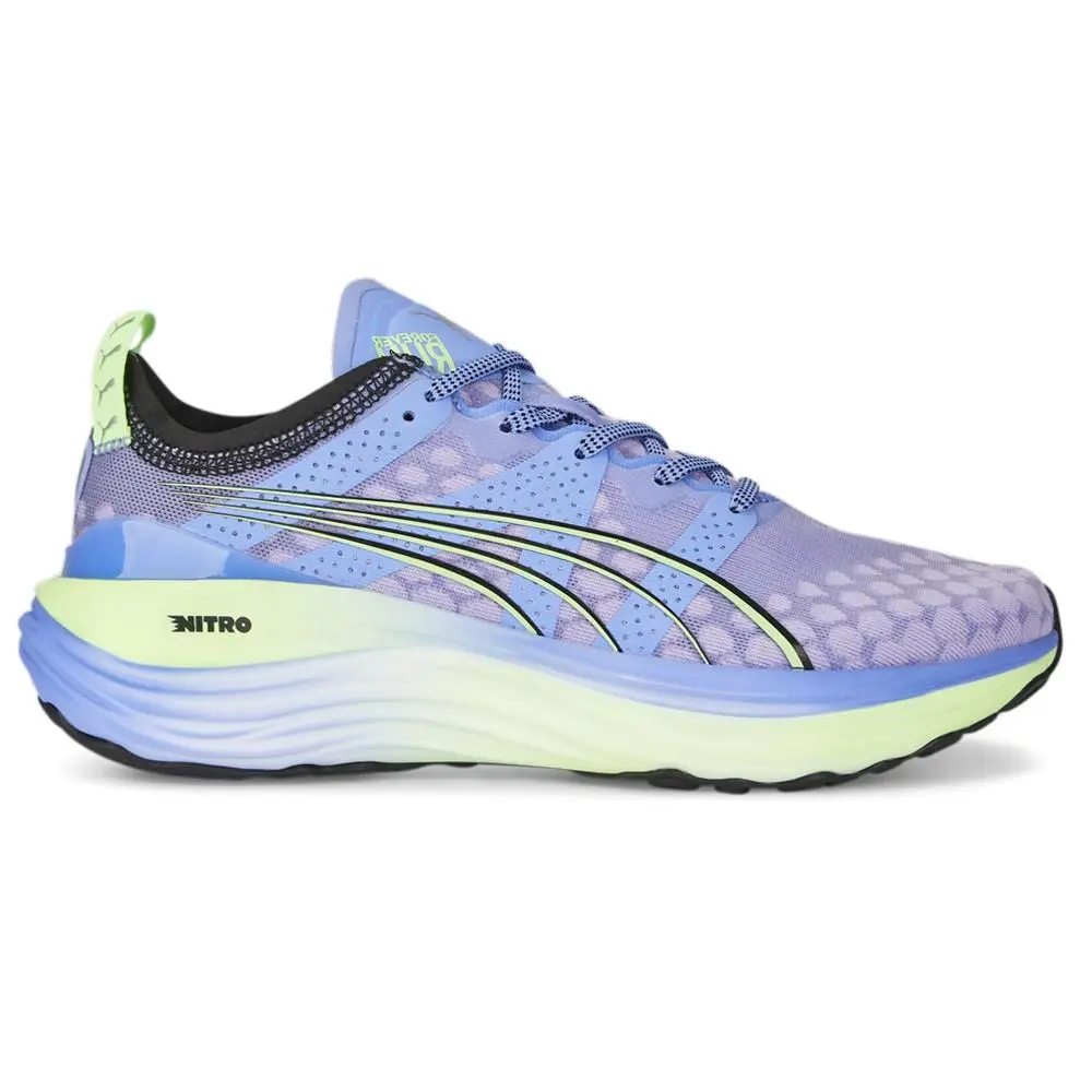 Puma Foreverrun Nitro Running Womens Blue Sneakers Athletic Shoes 37775802 - Blue
