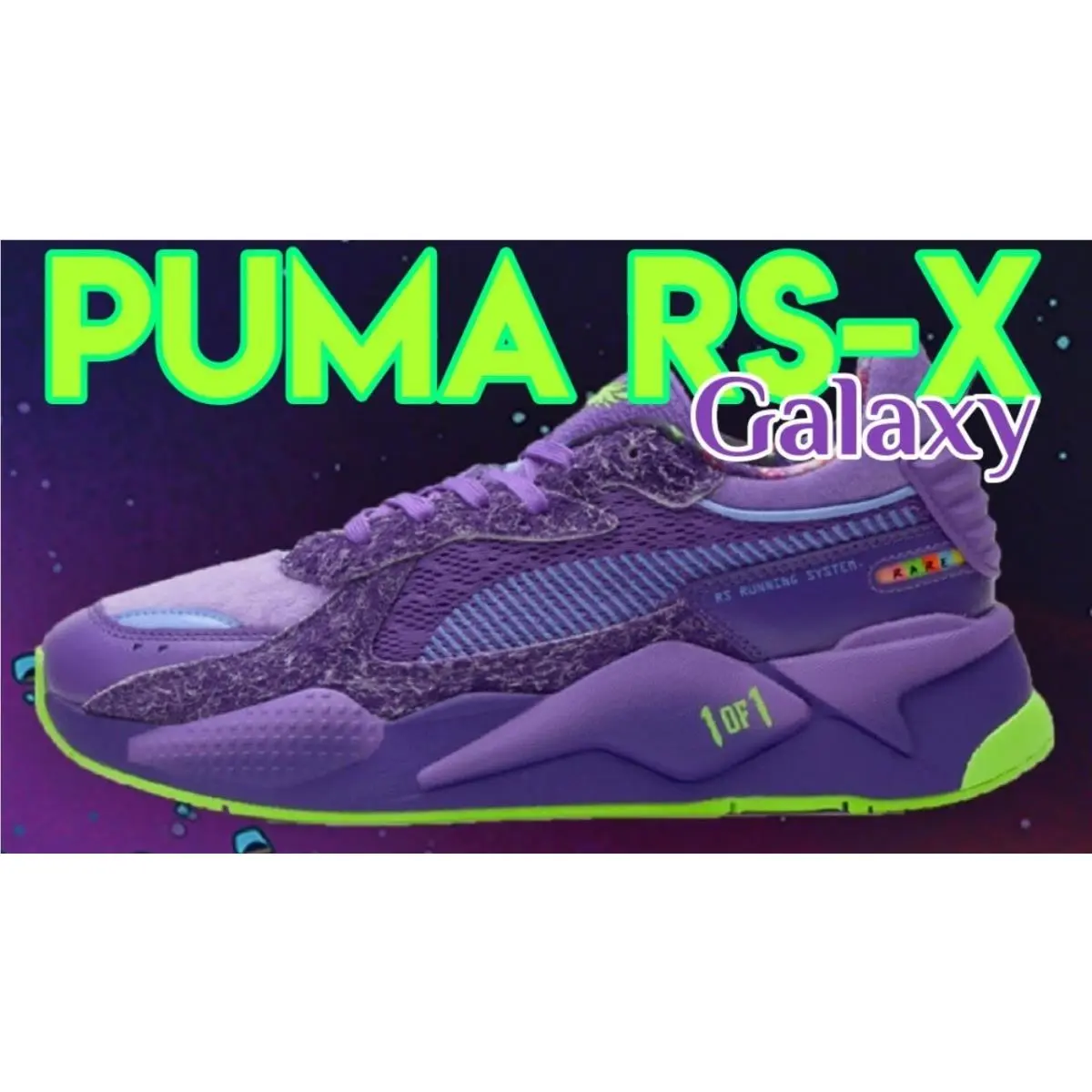 Puma shoes - PUMA RS-X - 387764-01 - Purple 1