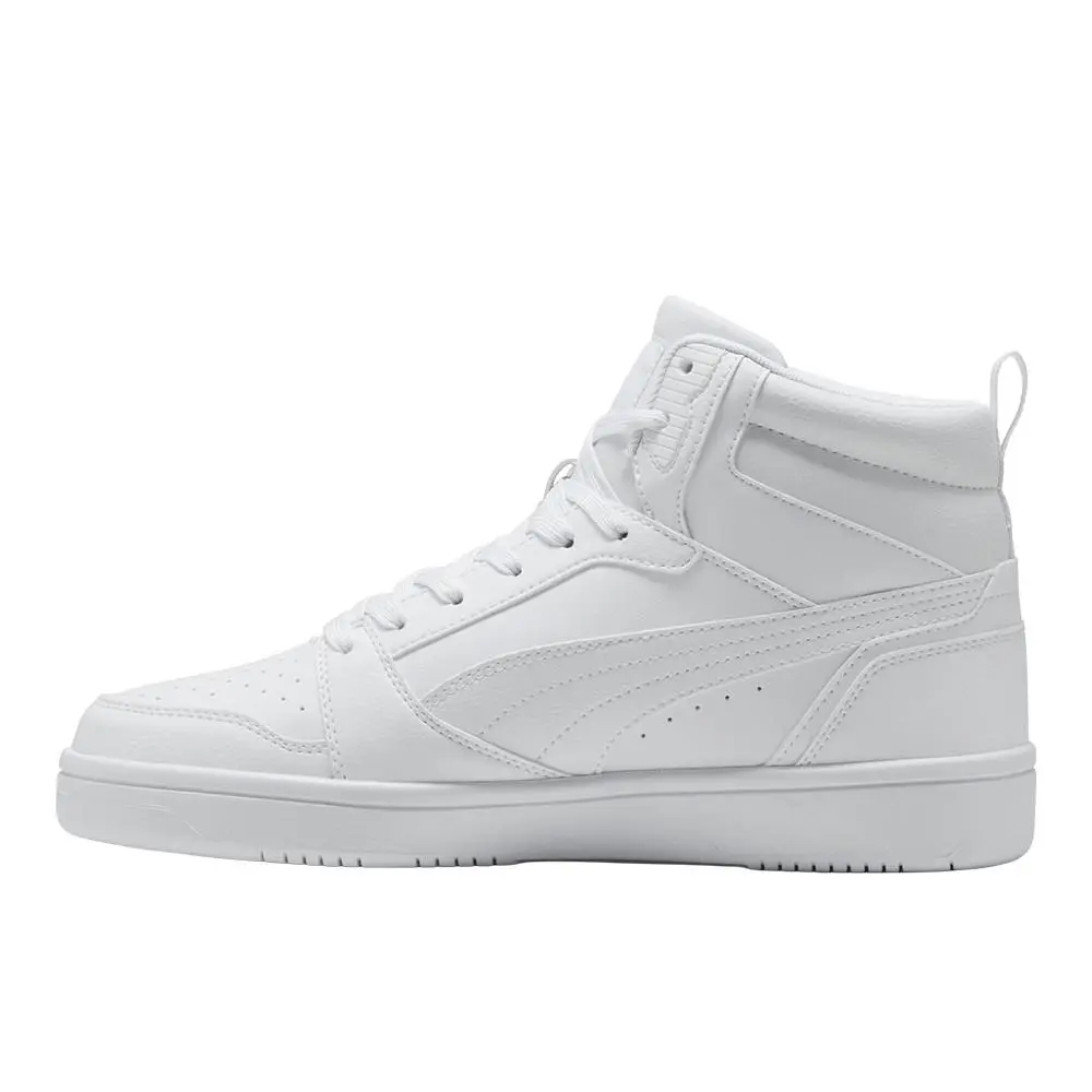 Puma shoes - PUMA Rebound V6 Wide High Top - 39709715 - White 1