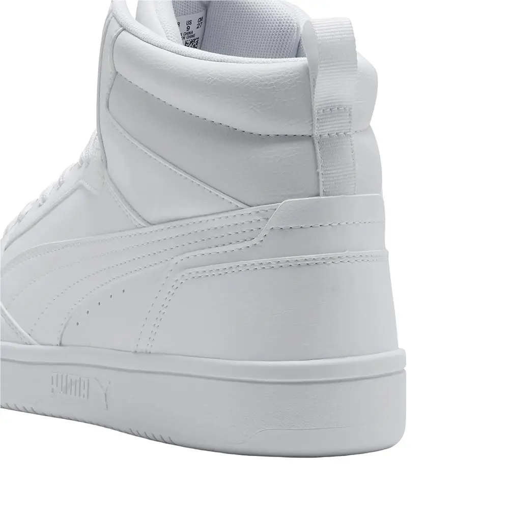 Puma shoes - PUMA Rebound V6 Wide High Top - 39709715 - White 5