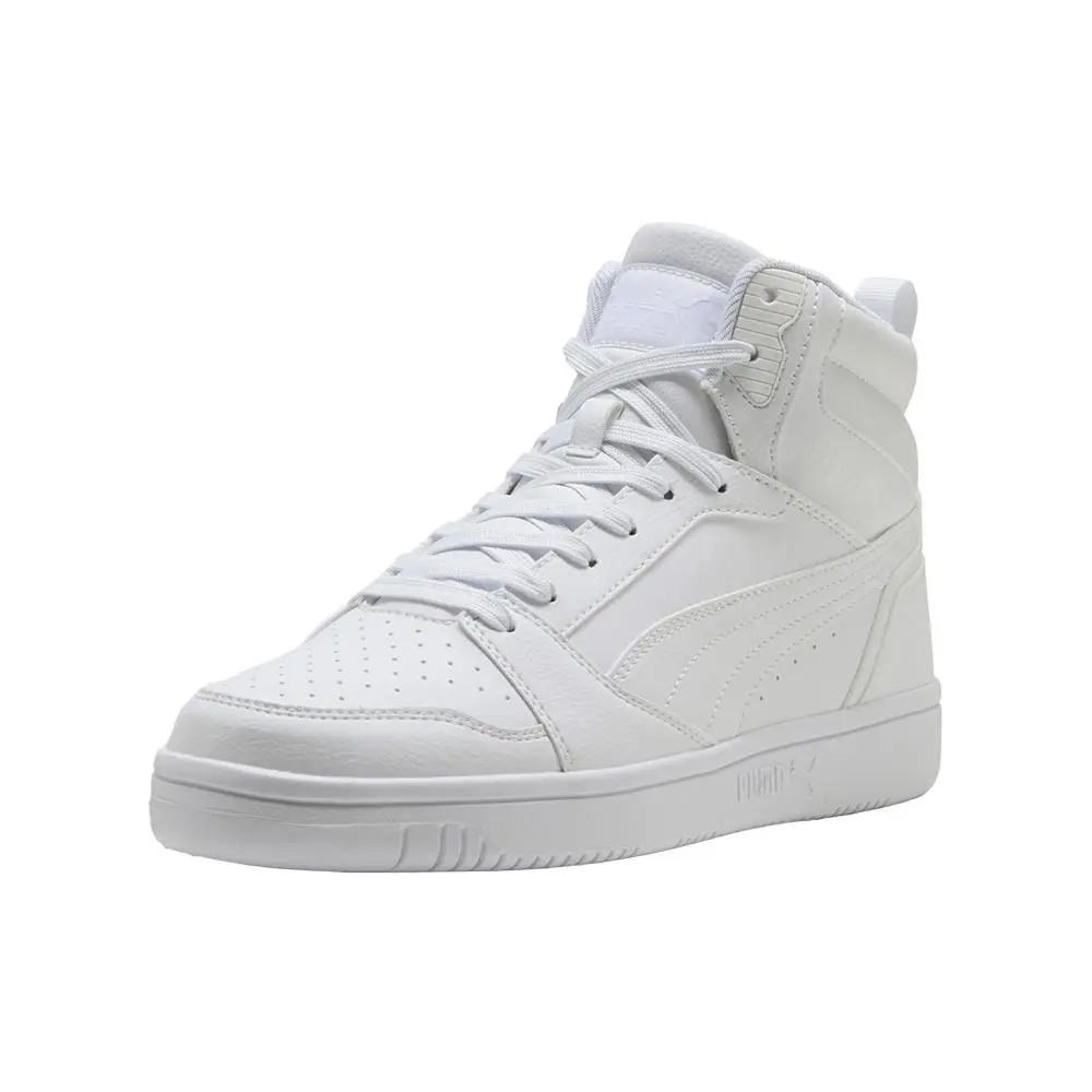 Puma shoes - PUMA Rebound V6 Wide High Top - 39709715 - White 8