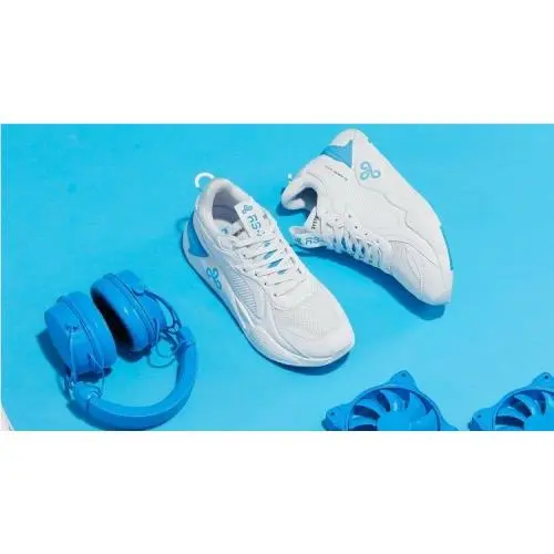 Puma Rs-x Cloud9 Men’s White Blue Sneaker Running Shoe 380848 01