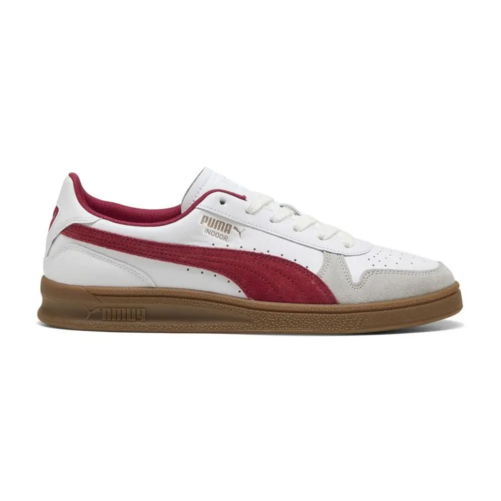 Puma Indoor Lace Up Mens White Sneakers Casual Shoes 40136003