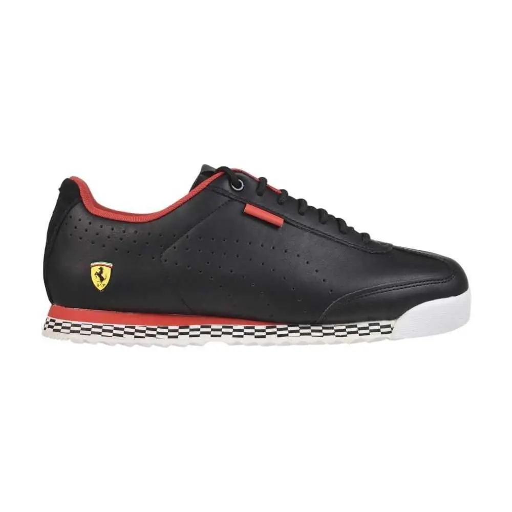 Ferrari Roma Via Perf Men`s Shoes  Black-puma White 307032-03  Black- White by Puma