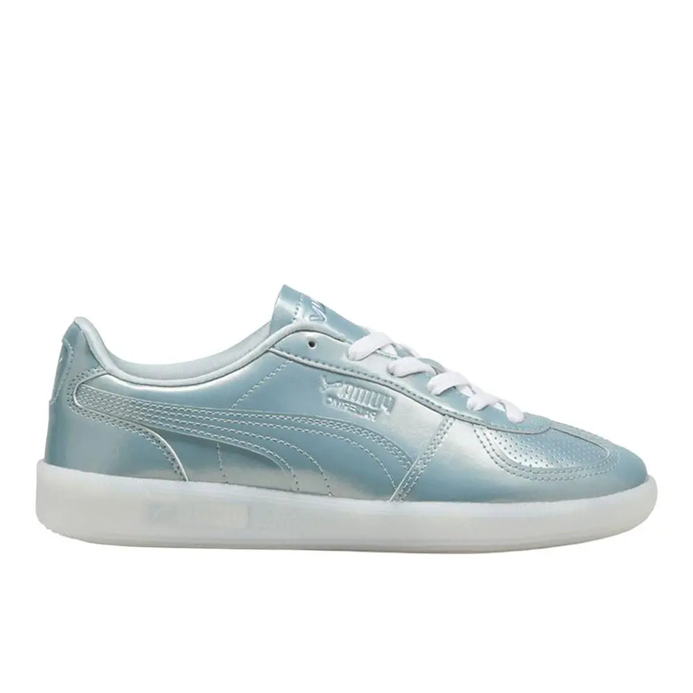 Puma Palermo Astro Escape Metallic Lace Up Womens Blue Sneakers Casual Shoes 40