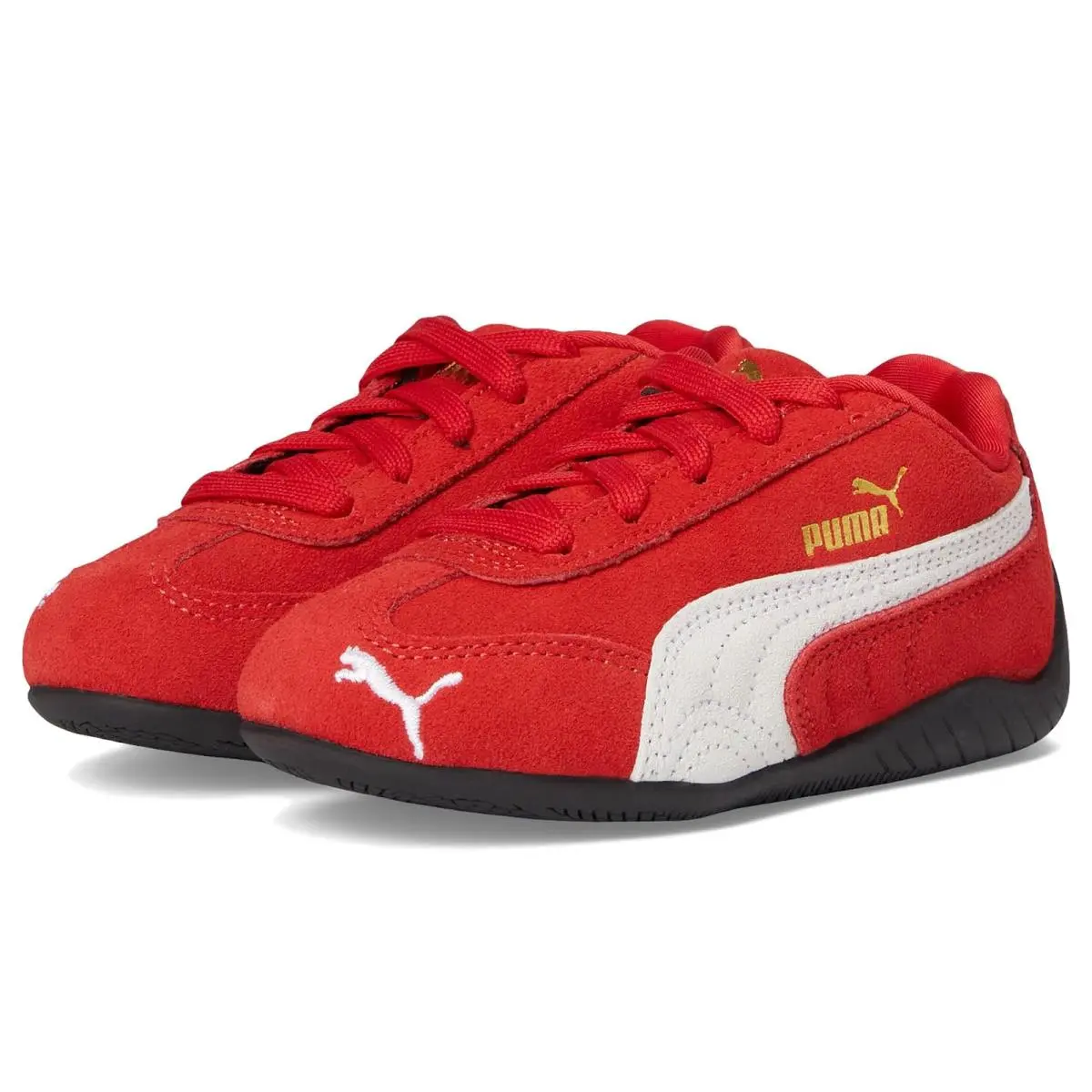 Children Unisex Shoes  Kids Speedcat Shoes Little Kid For All Time Red/White by Puma