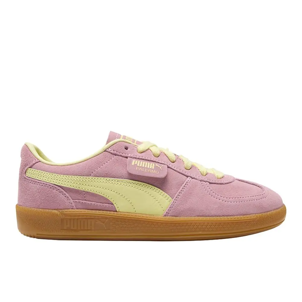 Puma Palermo Lace Up Womens Pink Sneakers Casual Shoes 39764364