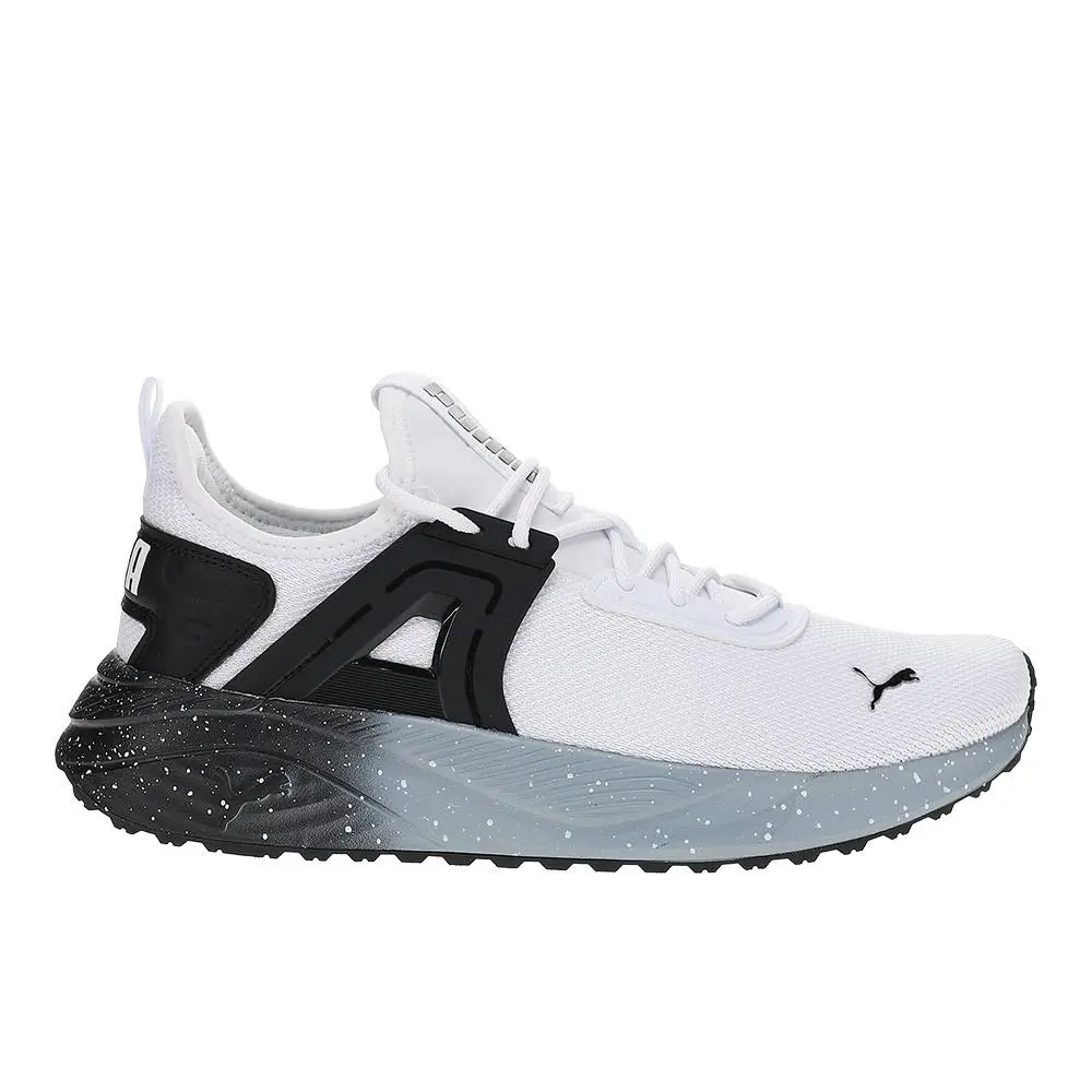Puma Pacer 23 Speckle Fade Lace Up Mens White Sneakers Casual Shoes 40075701