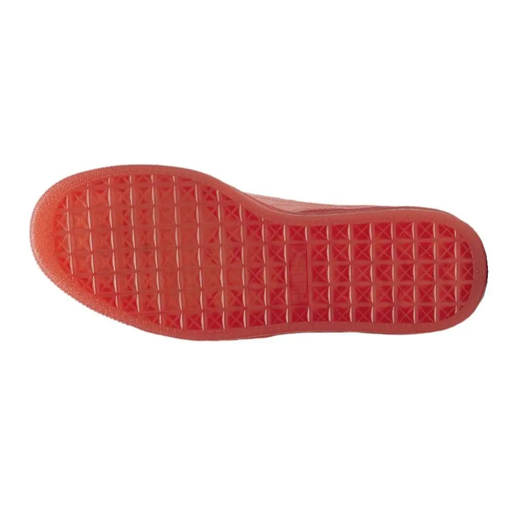 Puma shoes - PUMA Suede Classic Translucent Lace Up - 39881801 - Red 3