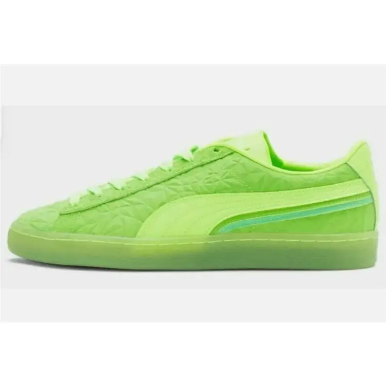 Suede Mono Triplex 384164-02 Green Glare-green Mens Lifestyle Shoes by Puma