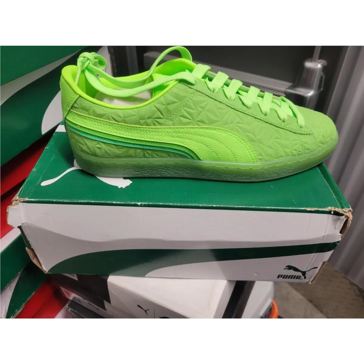 Puma shoes - PUMA lifestyle MONO Triplex - lifestyle MONO Triplex - 384164-02 - Green 5