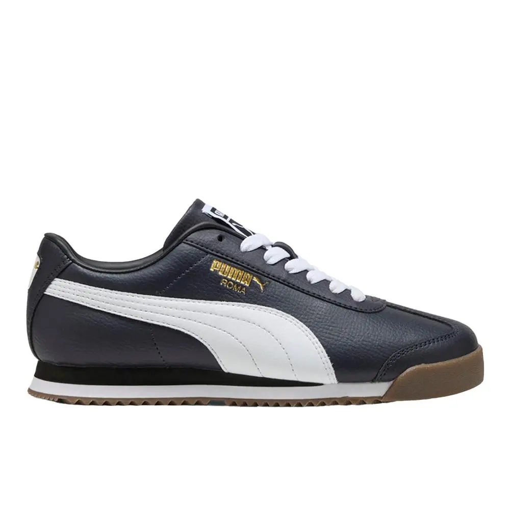 Puma Roma 24 Standard Lace Up Mens Blue Sneakers Casual Shoes 39686811