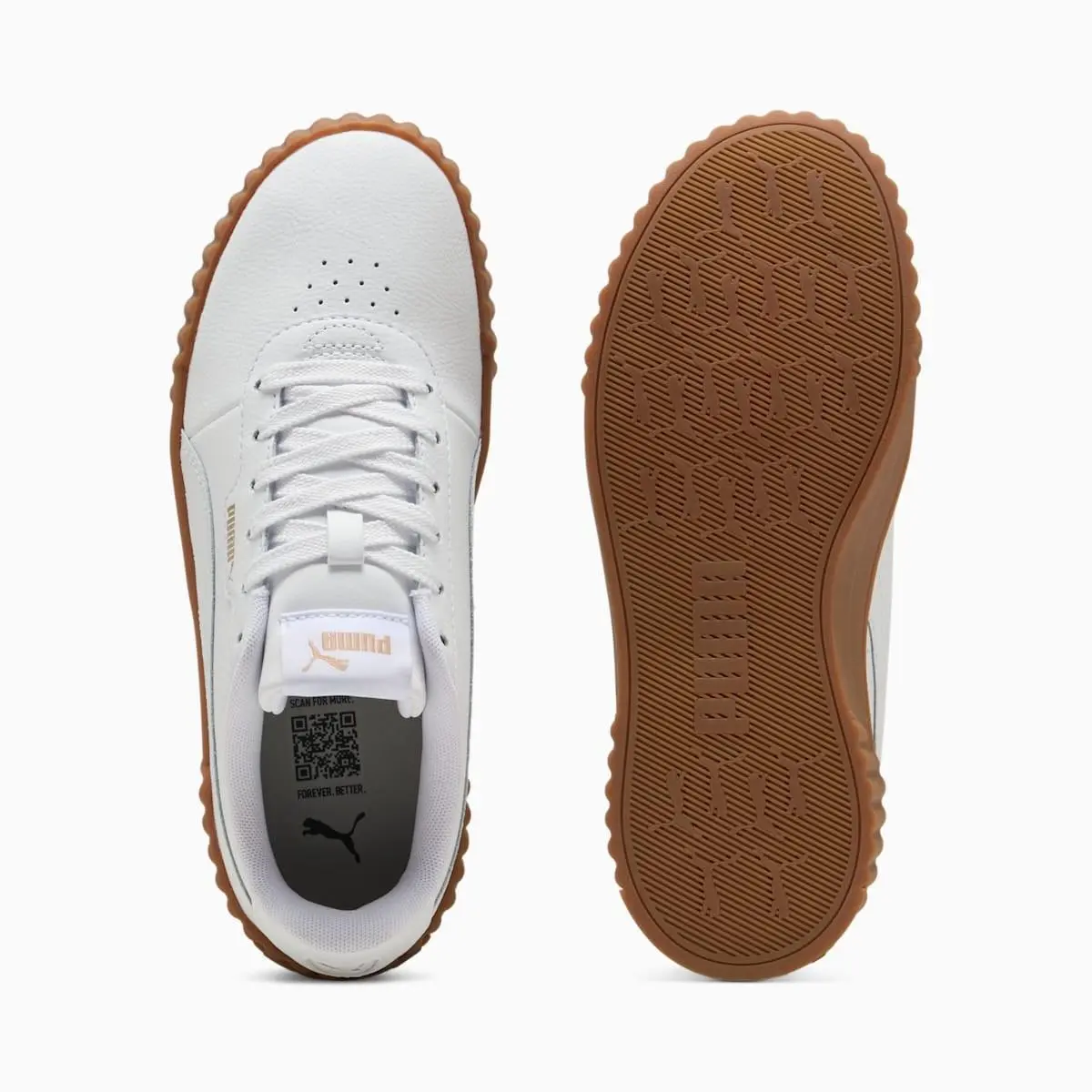 Puma shoes - PUMA WHITE/PUMA GOLD/GUM 2