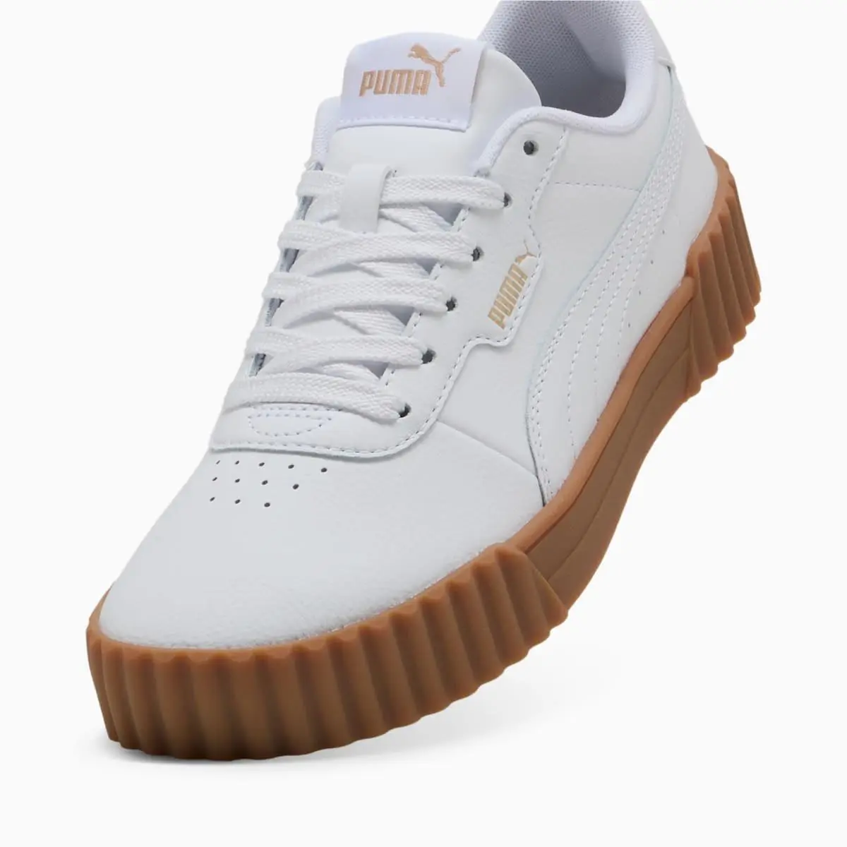Puma shoes - PUMA WHITE/PUMA GOLD/GUM 4