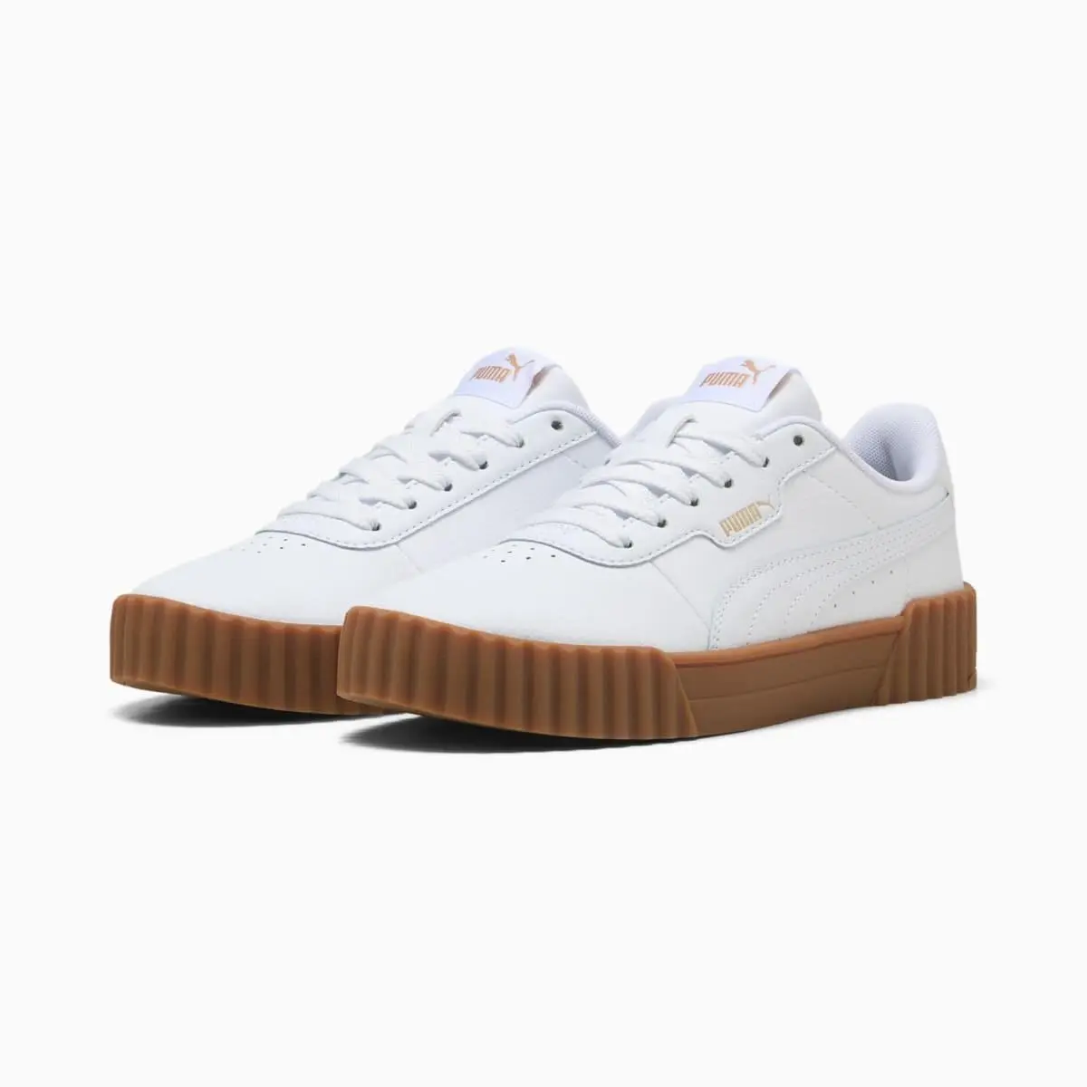 Puma shoes - PUMA WHITE/PUMA GOLD/GUM 6