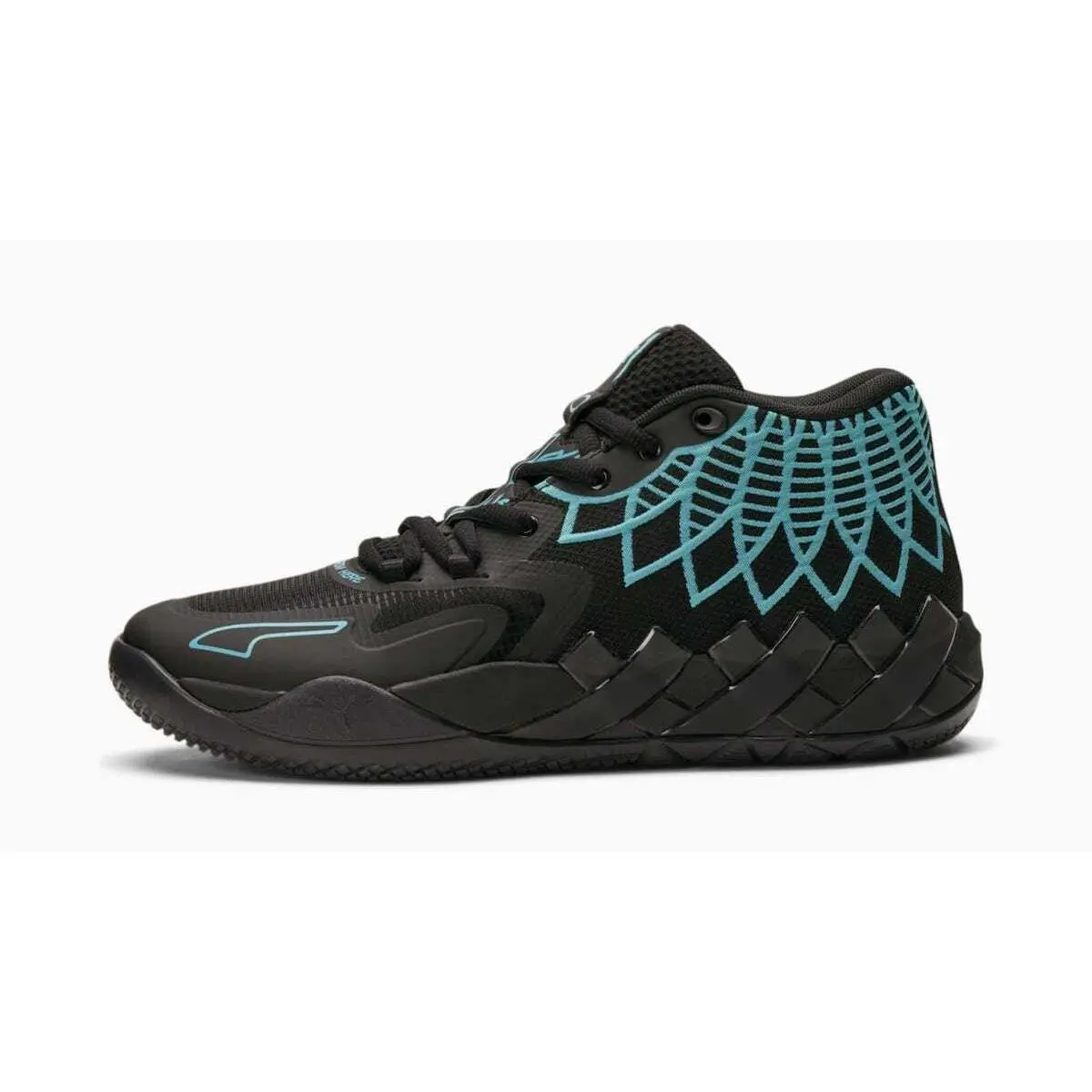 Puma MB.01 Buzz City Lamelo Ball Black Blue 376443 13 Basketball Shoes