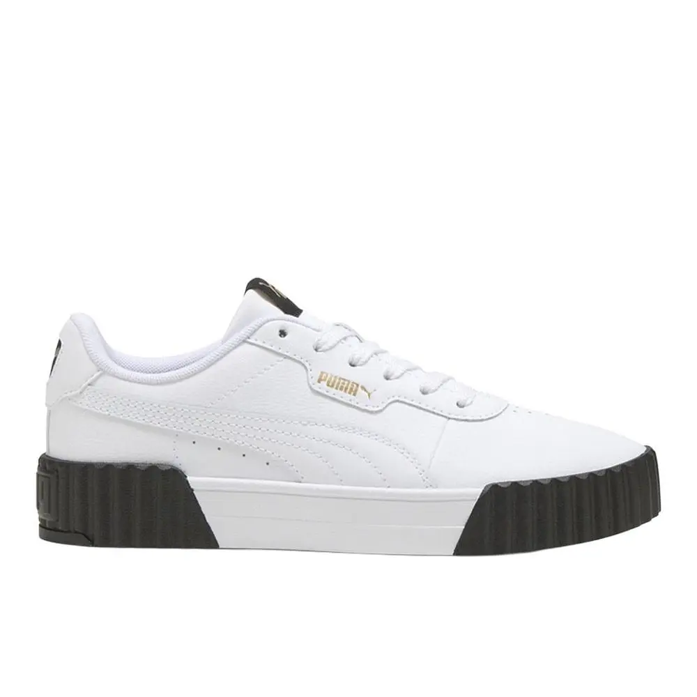 Puma Carina 3.0 Lace Up Womens White Sneakers Casual Shoes 40036509