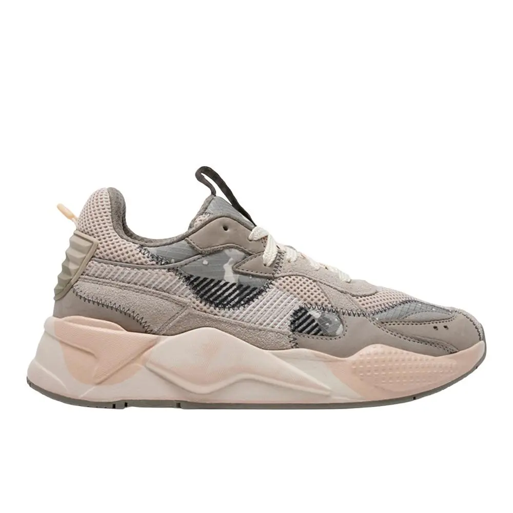 Puma Rs X Rain Map Lace Up Mens Beige Sneakers Casual Shoes 40209402