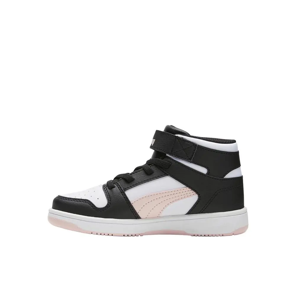 Puma shoes - PUMA Rebound Layup Sl V Slip On  Youth - 37048827 - Black, Pink 1