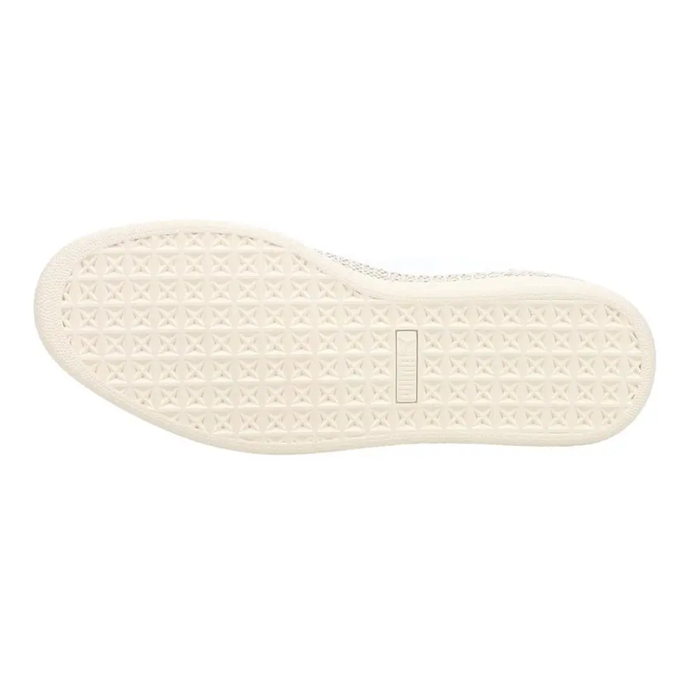 Puma shoes - PUMA Basket Trim Seaside Drills Lace Up - 40085401 - White 3