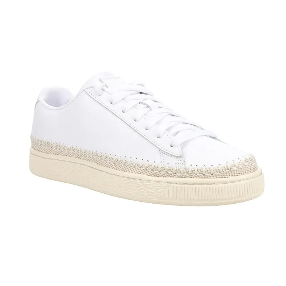 Puma shoes - PUMA Basket Trim Seaside Drills Lace Up - 40085401 - White 6