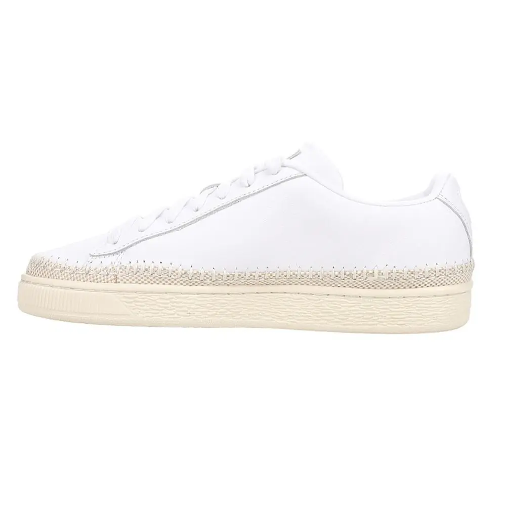 Puma shoes - PUMA Basket Trim Seaside Drills Lace Up - 40085401 - White 7
