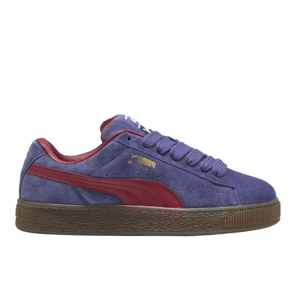 Puma Suede Xl Lace Up Mens Purple Sneakers Casual Shoes 39520550