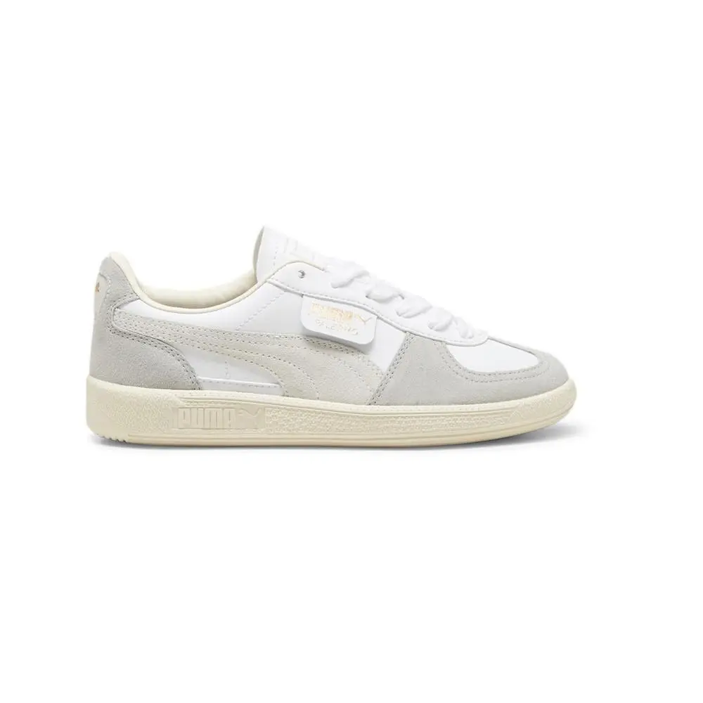 Puma Palermo Leather Lace Up Youth Boys White Sneakers Casual Shoes 39727502