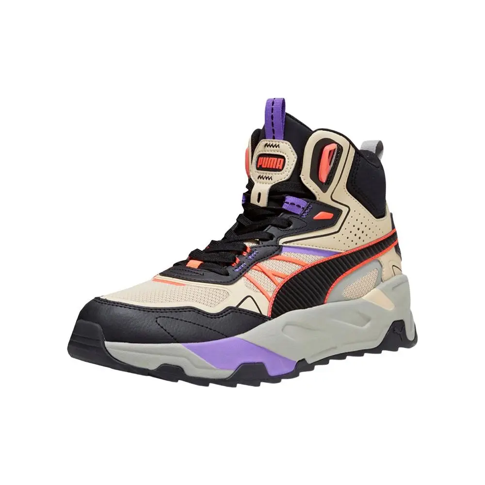 Puma shoes - PUMA Trinity Mid Hybrid Lace Up - 39232703 - Beige, Grey 6