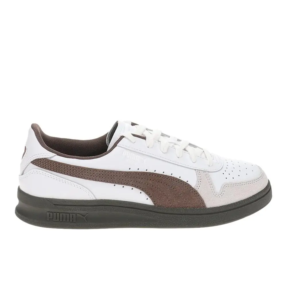 Puma Indoor Lace Up Mens White Sneakers Casual Shoes 40136014