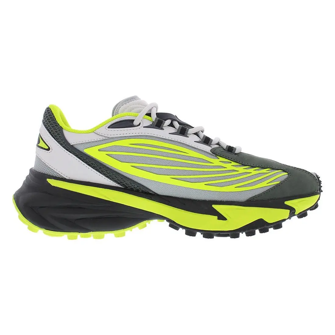 Puma shoes - Feather Grey/Electric Lime/Puma Black, Main: Grey 0