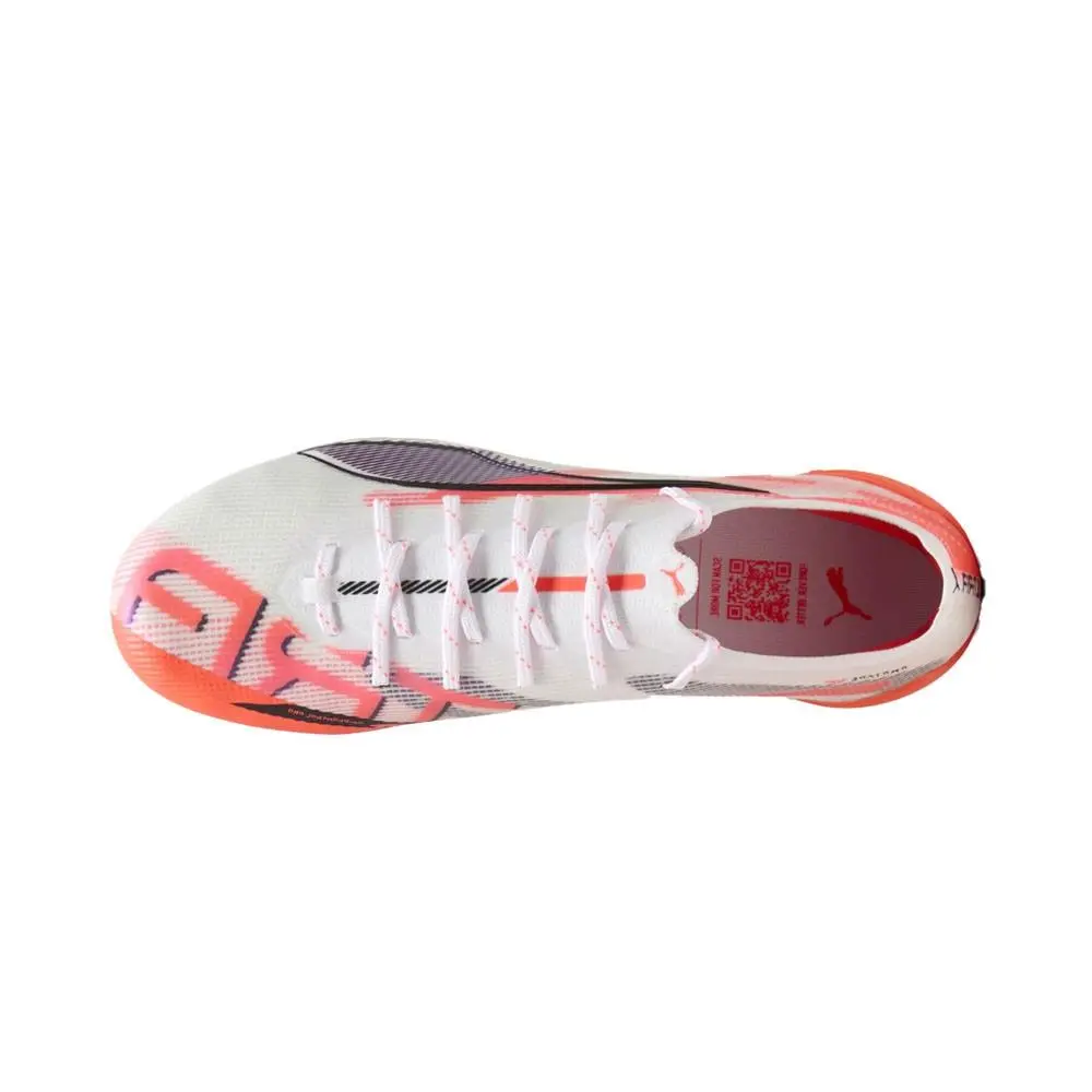 Puma shoes - PUMA Ultra 5 Ultimate Firm Ground Soccer Cleats - 10816001 - Orange, White 2
