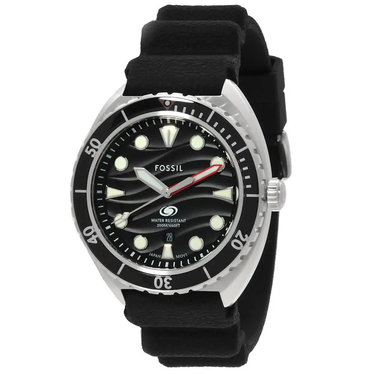 Fossil Breaker Quartz Black Dial Men`s Watch FS6062