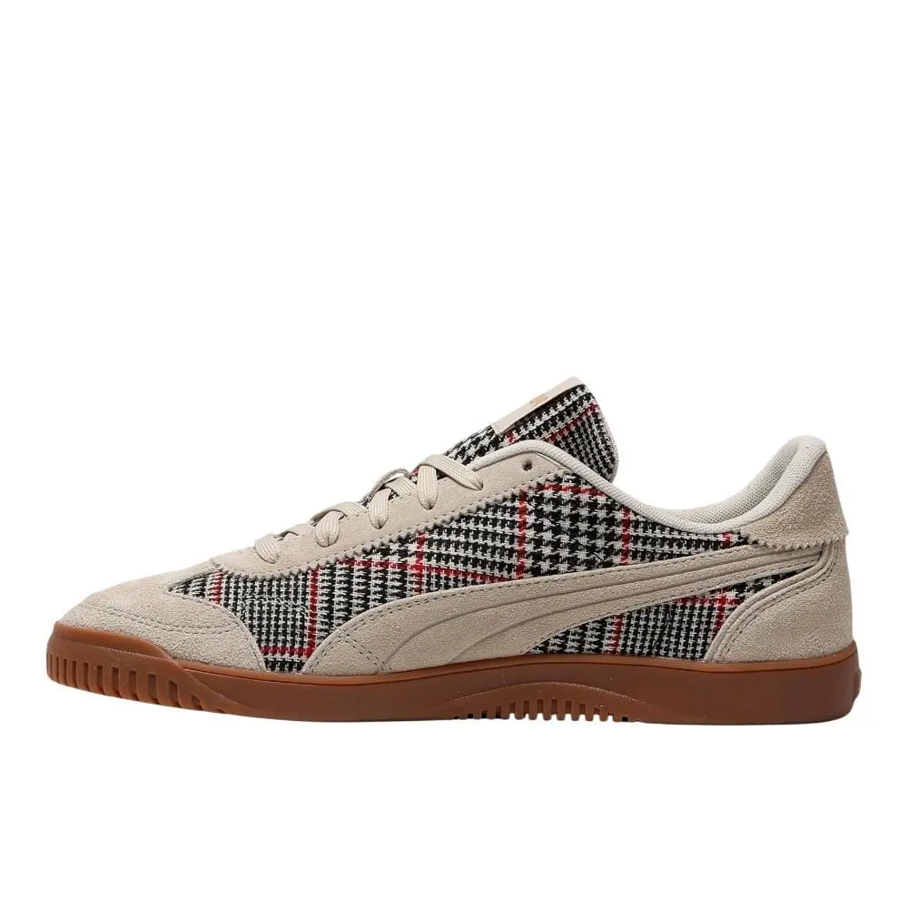 Puma shoes - PUMA Club 5V5 Lux Plaid Lace Up - 40540301 - Beige 8